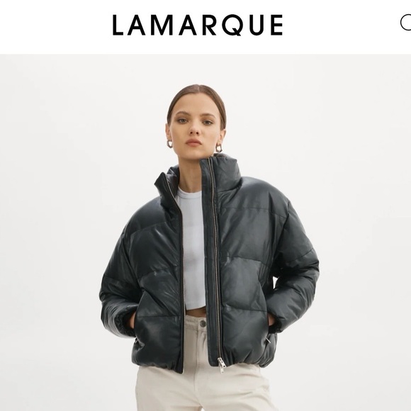 Lamarque Jackets & Blazers - LAMARQUE Women's Black Down Puffer Jacket
